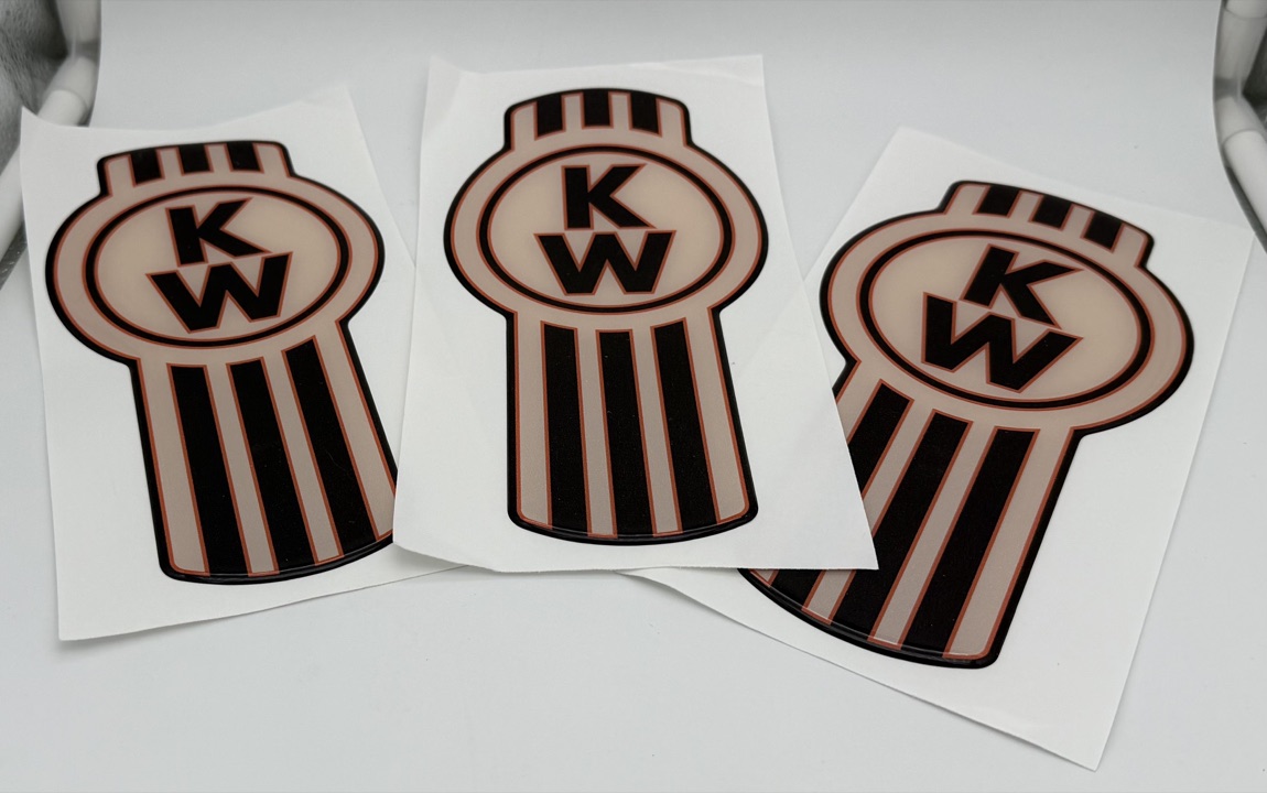Custom emblem decals
