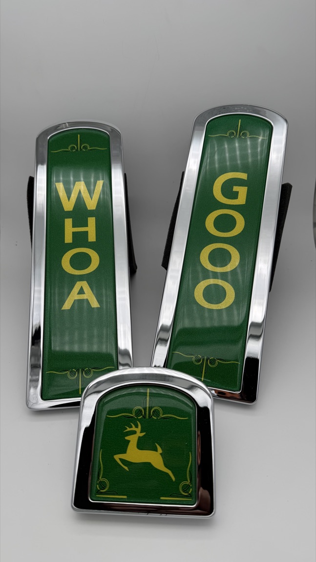 Whoa Goo John Deere green pedals